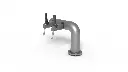 Pipe with 2 taps metal.webp